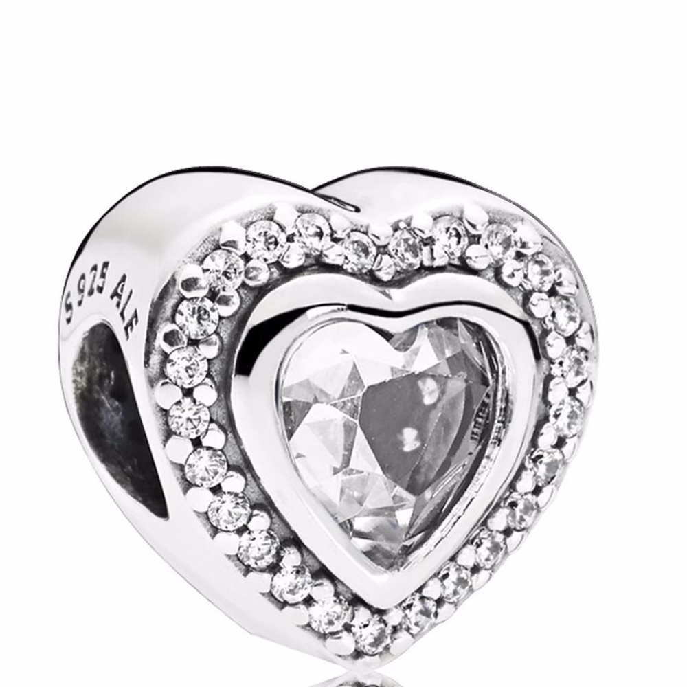 PANDORA Sparkling Love Charm, Clear Cubic Zirconia
